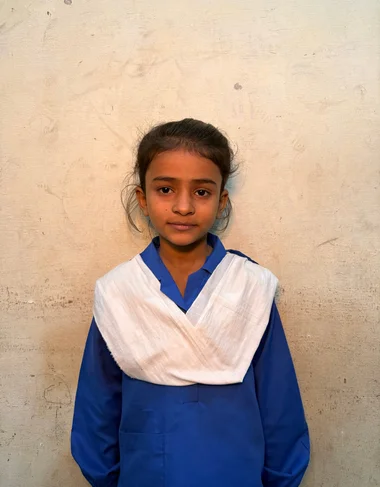 Noor Fatima Shabbir studying at MinorCare school in Lalyani Kasur | MinorCare Foundation supporting Christian children in Pakistan