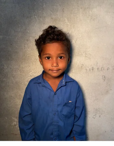 Christian boy Akash Emanual studying at MinorCare Foundation school Pakistan with US 501c3 nonprofit donor support