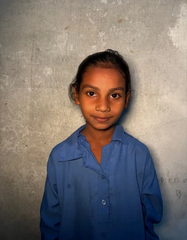 Christian girl Angel Tariq studying at MinorCare Foundation school Pakistan with US 501c3 nonprofit donor support