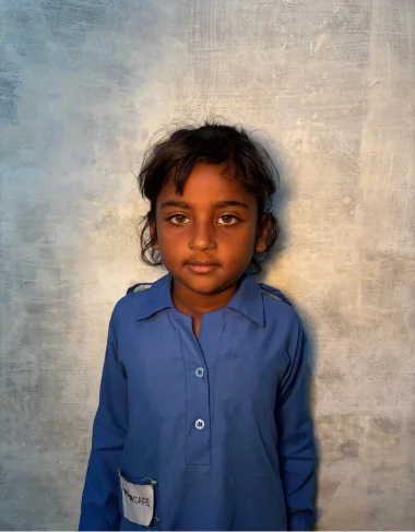 Christian student Anmol Sagar learning at MinorCare Foundation school Pakistan funded by US 501c3 nonprofit donors