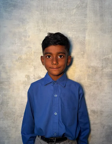 Christian student Aryan Naveed learning at MinorCare Foundation school Pakistan funded by US nonprofit donors