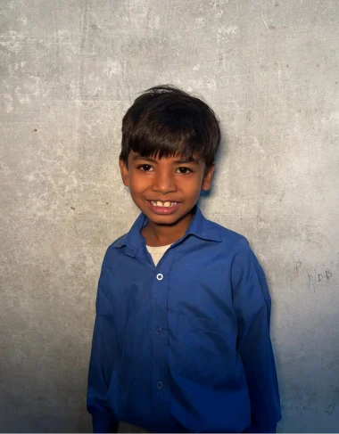 Christian boy Jamshaid Raseed studying at MinorCare Foundation school Pakistan with US 501c3 nonprofit donor support