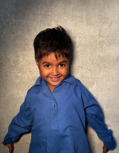 Christian girl Mahnoor Iftikhar learning at MinorCare Foundation school Pakistan funded by US 501c3 nonprofit donors